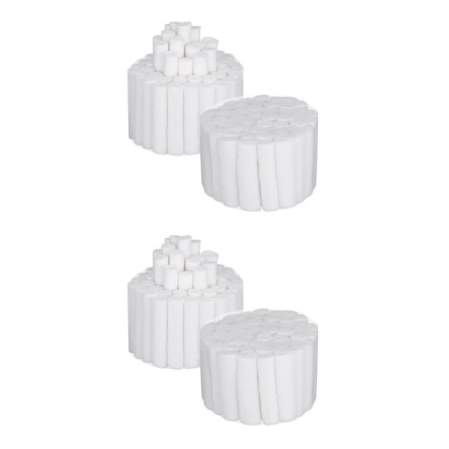 200Pcs White Cotton Rolls Non-Cotton Soft Absorbent for Daily Use