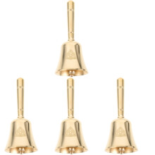 4St Handbel Messing Goud Voor Bijeenkomsten En Thuiszorg Gebruik