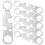 6Pièces Outil Skateboard Métal - Pour Inline Roller 1