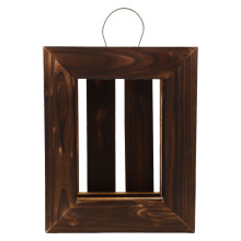 1Wandplantenhanger Koffiehout Staghorn Display