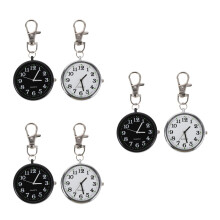 6St Verpleegstershorloge Clip Met Sleutelhanger, Rvs, Nauwkeurig Multi