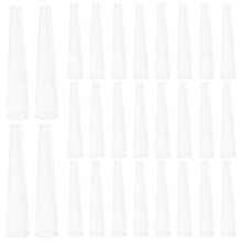 100Pcs Non-Slip Transparent Plastic Tweezer Caps for Fine Tip Tools