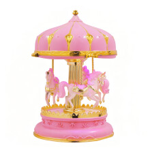 Pink Music Box Adornment Romantic Desktop Gift