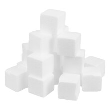 50Pcs White Foam Squares for Cake Dummies and Floral Craft Modeling