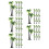 75Pièces Arbres Décoratifs Multicolores Micro Paysage 1