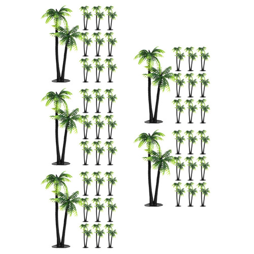 75Pièces Arbres Décoratifs Multicolores Micro Paysage