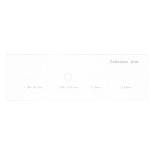 Microscope Calibration Ruler Slide Plastic 0.01mm 100 Divisions