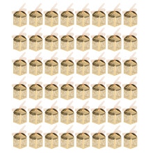 50Pièces Boîtes Cadeaux Croix Pour Baptême & Communion Élégante