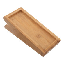 Bamboo Sharpening Stone Holder Base Stable Kitchen Whetstone Stand