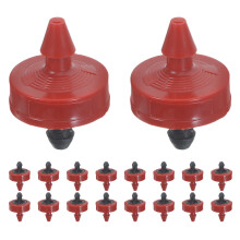 60Pcs Red Inline Drip Emitters 0.5gph Constant Flow Garden Irrigation