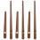 3Sets Light Brown Wooden Clock Hands for Wall Clock Repair DIY Kit 1