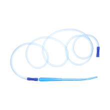 1Ensemble Tube D'aspiration Jetable En Caoutchouc Transparent