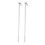 2Pcs Sturdy Aluminum Curtain Pull Rods for Home Drapes and Blinds 1