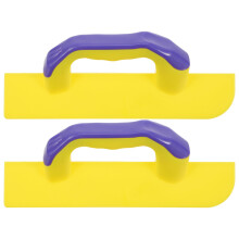 2Pcs Multi Color Plastic Concrete Edging Trowel for Drywall Finishing