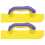 2Pcs Multi Color Plastic Concrete Edging Trowel for Drywall Finishing 1