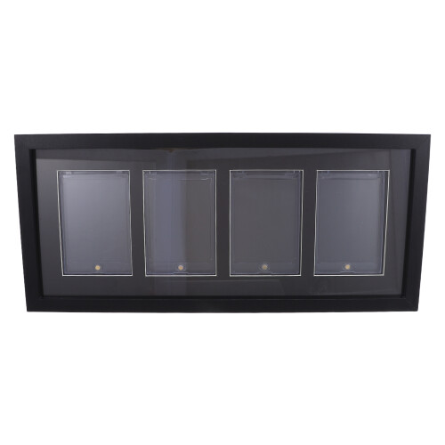 Black Wood Card Display Frame for Card Wall Showcase