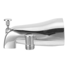 Wall Mount Metal Tub Spout with Diverter for Bathroom Bath Taps
