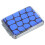Compact Blue Metal Match Container with Striker for Camping Travel 1