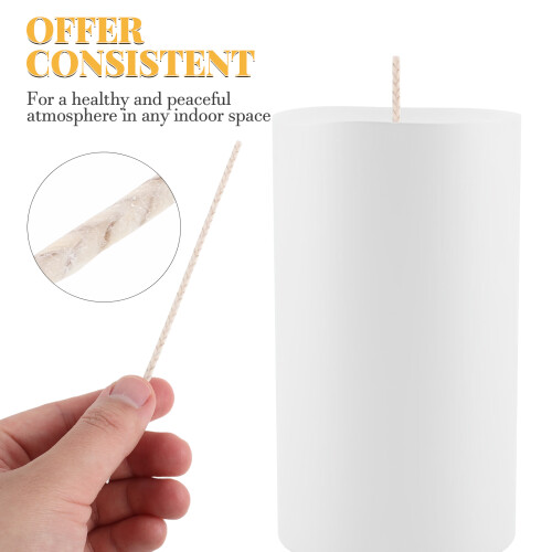 100Pcs Cotton Core Candle Wicks Khaki for Scented Aromatherapy Candles