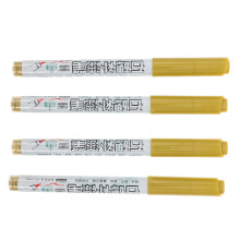 4Pcs Waterproof Golden Tombstone Marker Pens Fine Tip for Memorial Art