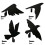 Adhesive Mount Hook Featuring Artistic Bird Designs Fit Any-B 2