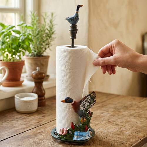 Unique Handcrafted Duck Tissue Dispenser Durable-wild duck. 2