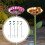 Handgefertigte schmiedeeiserne Gartendekoration,-Gelb 3