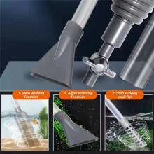 Aquarium Siphon Vacuum Cleaner Fish Tanks Cleaner Siphon Aquarium Gravel Cleaner Aquarium Cleaning Tools
