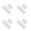 12Pièces Coussin Fauteuil Accessoire Confort PVC 5