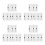 12Pièces Coussin Fauteuil Accessoire Confort PVC 6
