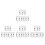 12Pièces Coussin Fauteuil Accessoire Confort PVC 8