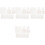 24Pcs Sturdy White Acrylic Blocks Portable Clear Stamp DIY Accessories 2