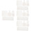 24Pcs Sturdy White Acrylic Blocks Portable Clear Stamp DIY Accessories 5