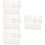 24Pcs Sturdy White Acrylic Blocks Portable Clear Stamp DIY Accessories 6
