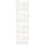 24Pcs Sturdy White Acrylic Blocks Portable Clear Stamp DIY Accessories 7