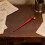 2Pcs Metal Plastic Calligraphy Pen Holders Dark Red Comfortable Grip 9