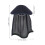 Navy Hard Hat Brim Sunshade with Mesh Visor and Reflective Strips 2