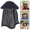 Navy Hard Hat Brim Sunshade with Mesh Visor and Reflective Strips 5