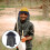 Navy Hard Hat Brim Sunshade with Mesh Visor and Reflective Strips 10