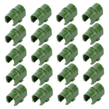 20pcs Greenhouse Clamp Set Easy Grip Tunnel Buckle Plant Netting Clip for Garden Film Fixing