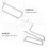 10Pcs Silver Metal Book Page Clips Sturdy Reading Holders for Students 4
