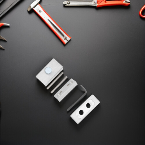 Präzise Lippenstiftform Aluminiumlegierung Schminkset Silber 2