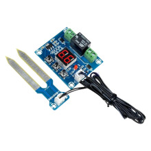 XHM214 12V Soil Moisture Sensor Controller with Digital Display for Automatic Garden Watering System