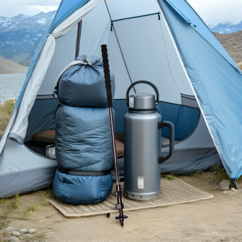 2Stk Spazierstock Ergonomisch Für Ski 2