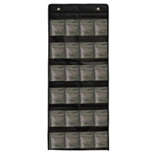 Durable Fabric Trading Card Display Case Holds Multiple-Black
