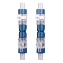 2pcs 12mm Aquarium Filter Water Hose Flow Control Double Tap Quick Release Connector Fish Tank Filter
