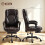 Homcom HOMCOM Home Office Chair Reclining Function High Back, Brown 3