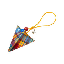 Porte-clés en cuir inspiré des avions élégants, accessoire