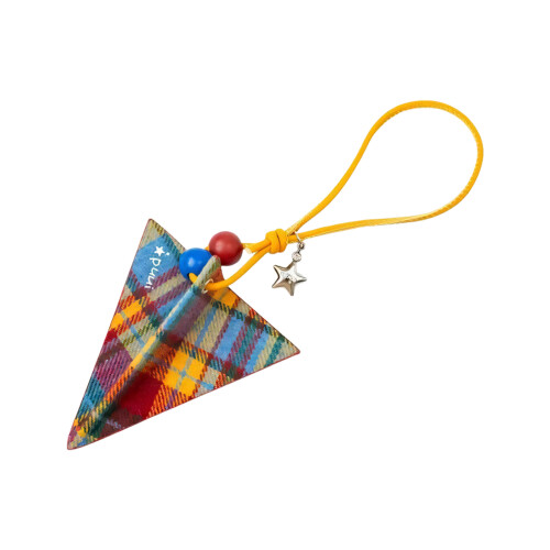 Porte-clés en cuir inspiré des avions élégants, accessoire