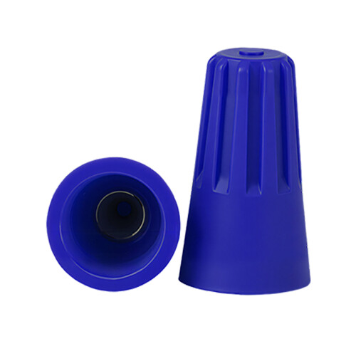 Prise de câble de câblage de connecteurs de fil de spirales-Bleu